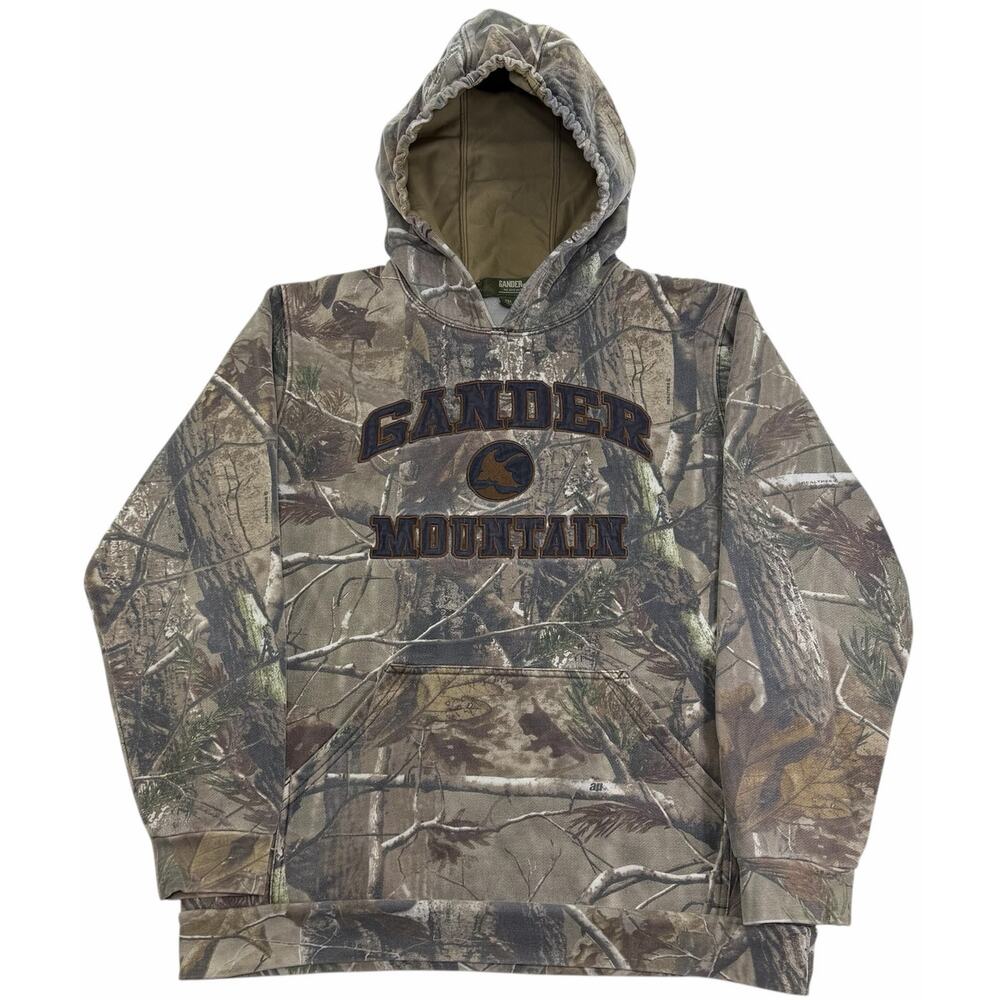 Gander Mountain Camouflage Hoodie Women's 2XL Outdoor Hunting Fishing Sweatshirt